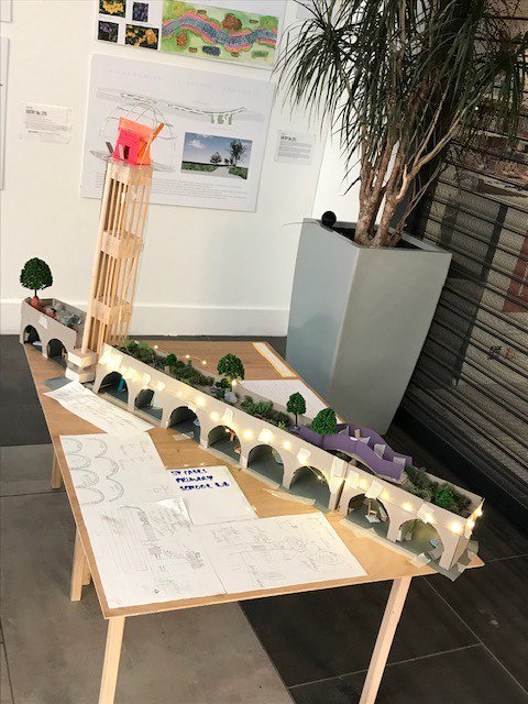 DesignEducate's tweet photo. Fabulous @HammHighline models for @HammersmithBID by our lovely primary schools @StStephensLBHF @wlfsprimary St Peters Primary W6 @StPauls_primary 
thanks @WestLondonLink @burohappold Exhibition now @kings_mall_ldn https://t.co/uEMAcyJbOA