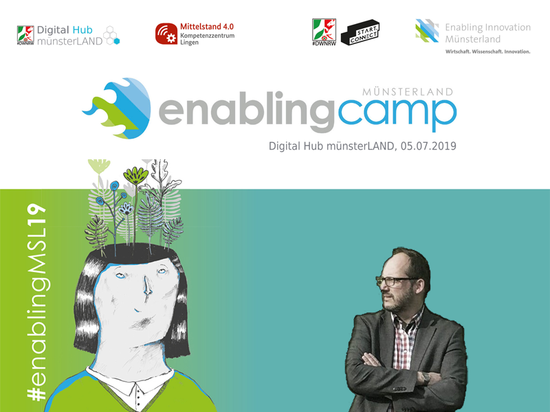 DigitalHubMs's tweet photo. Als Moderator des enablingcamp #enablingMSL19 haben wir mit @heddergott wieder einen erfahrenen #Barcamp'er dabei. Wir freuen uns auf den 05.07. im Digital Hub! Letzte Tickets unter https://t.co/3dmnbGIdw5 #Digitalisierung #Innovation #heddermemes https://t.co/AQxnX2g3Du