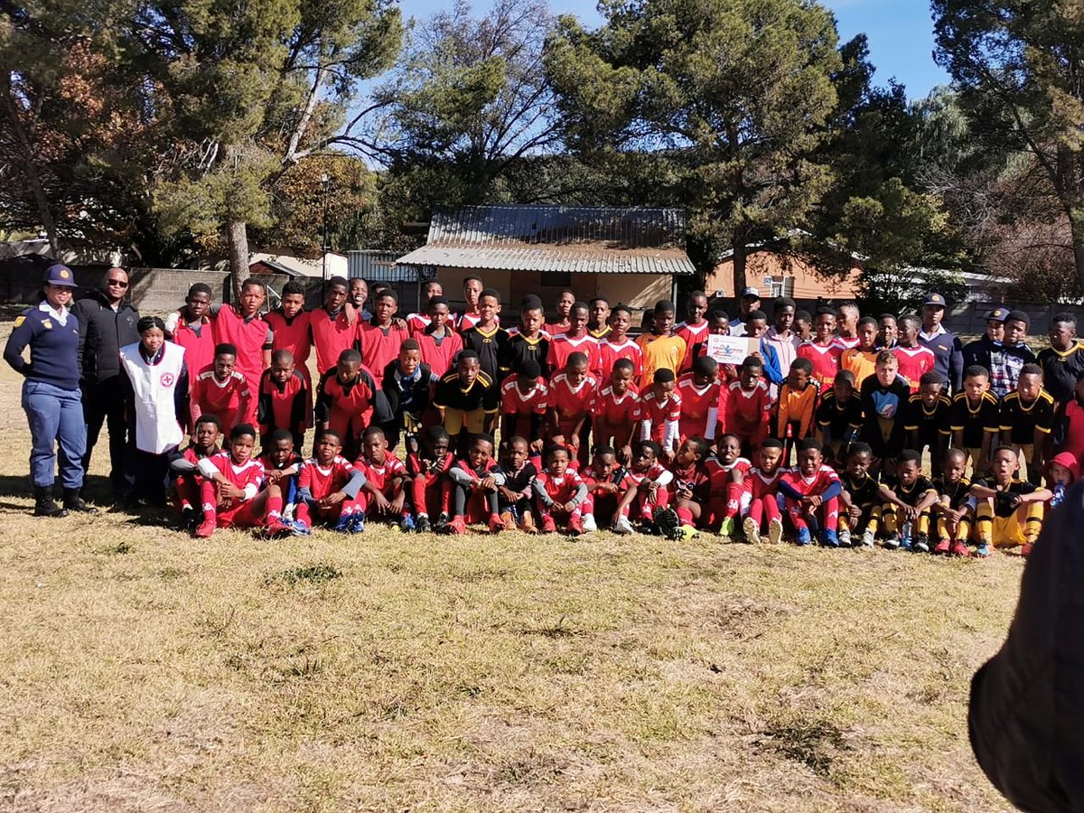 SARedCross's tweet photo. What should young people do with their lives today? Many things, obviously. But the most daring thing is to create stable communities in which the terrible disease of loneliness can be cured. We continue to commemorate the Youth Month. #SoccerTournament #Navilsig #FreeState https://t.co/yuJleSZq1L