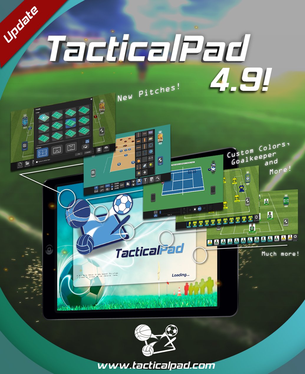 TacticalPad on Twitter "TacticalPad 4.9 is now available! * Shirt also represented by letters