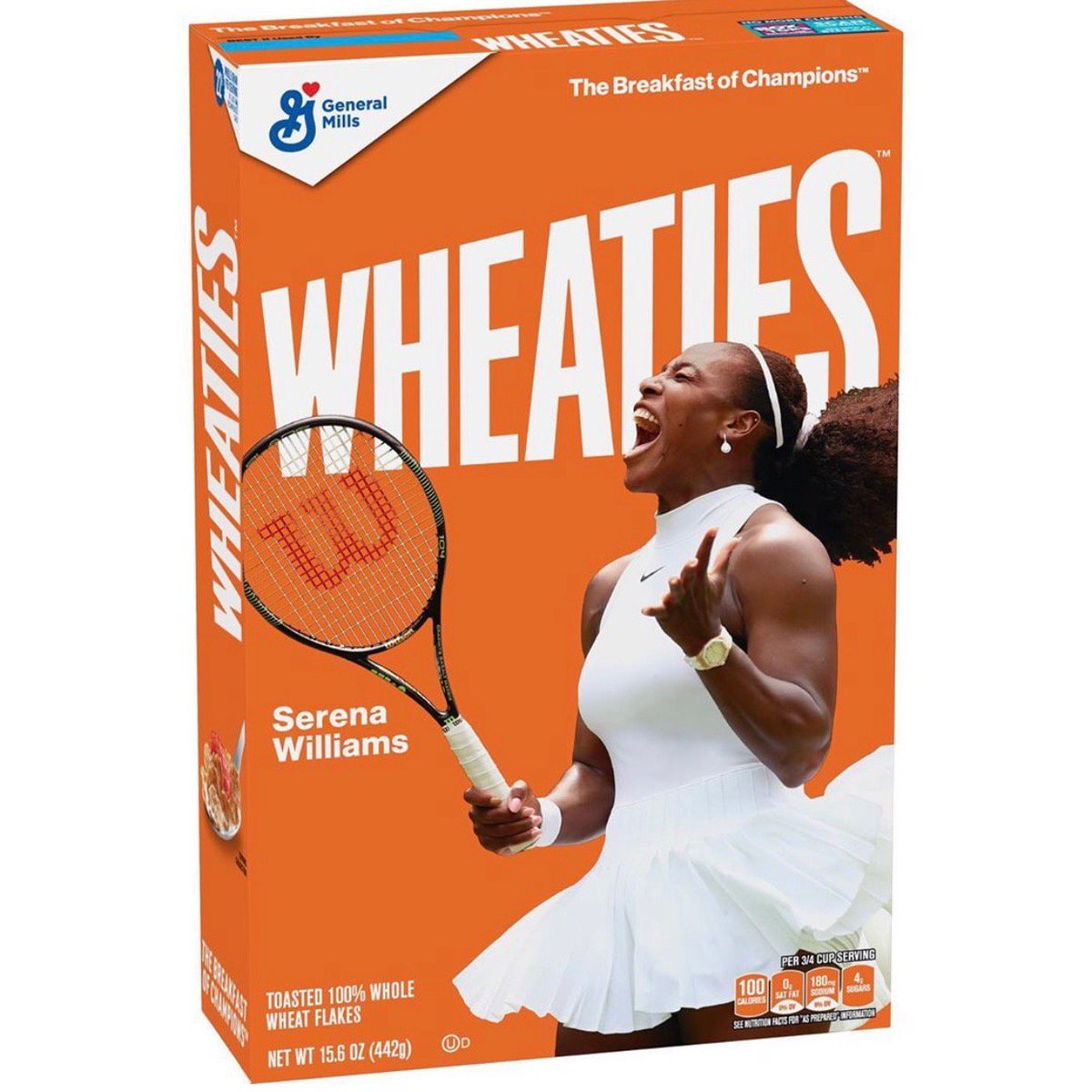 boardroom's tweet photo. “In 2001, @wheaties paid homage to a true champion and an icon by putting her on the cover of a Wheaties Box. Althea Gibson was the FIRST Black Woman to be on the box. Today, I am honored to be the second.” - @serenawilliams

📰➡️ https://t.co/hOlMNxUJ53 https://t.co/rV3BAucGbV