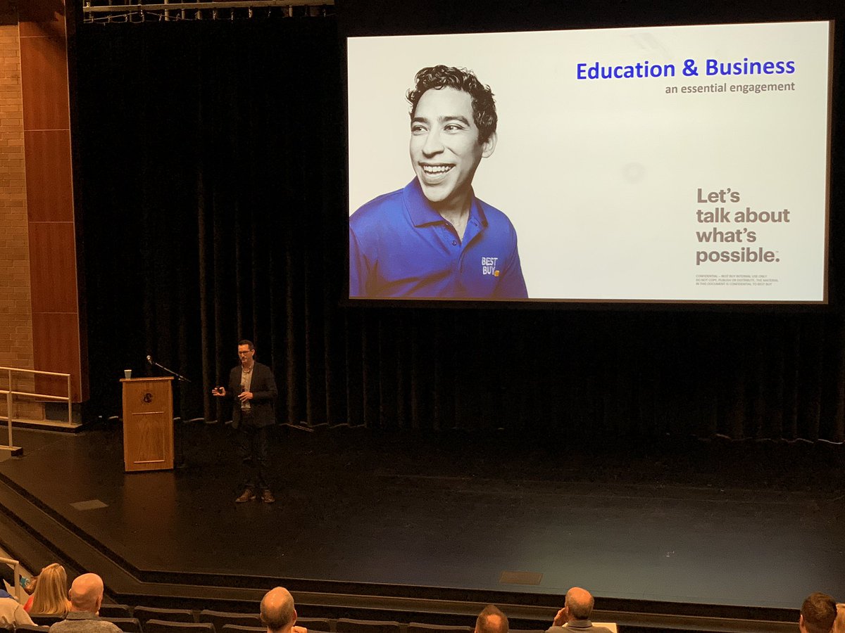 Kicking off day 2 with <a href="/tjmeester/">Teri-Jo Meester</a> from <a href="/BestBuy/">Best Buy</a> learning about championing student projects from a business perspective. <a href="/NetworkCAPS/">CAPS Network</a> <a href="/coreymohn/">Corey Mohn</a> #capsnet