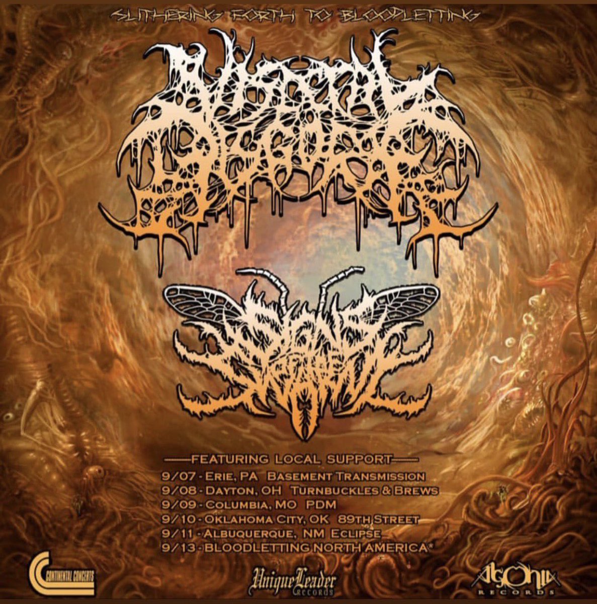 Bloodletting North America Tour (Bloodletting13x) Twitter