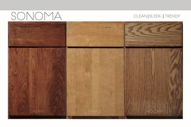Check out our Sonoma door style! Which wood would you pick to go with it? #haascabinet #cabinetry #woodworking bit.ly/31QfZWJ