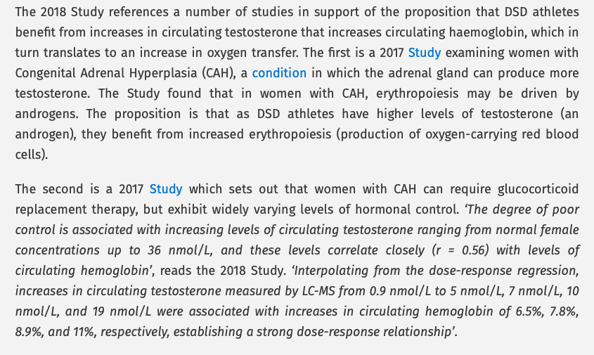 Sport_Integrity's tweet photo. Prof. Handelsman outlines it is OK to use studies performed on post-menopausal women &amp; those not covered by the #DSDRegulations (i.e. those with CAH), because data from samples taken at #Daegu2011 &amp; #Moscow2013, where doping took place, looks similar… https://t.co/9tJXxarVMs