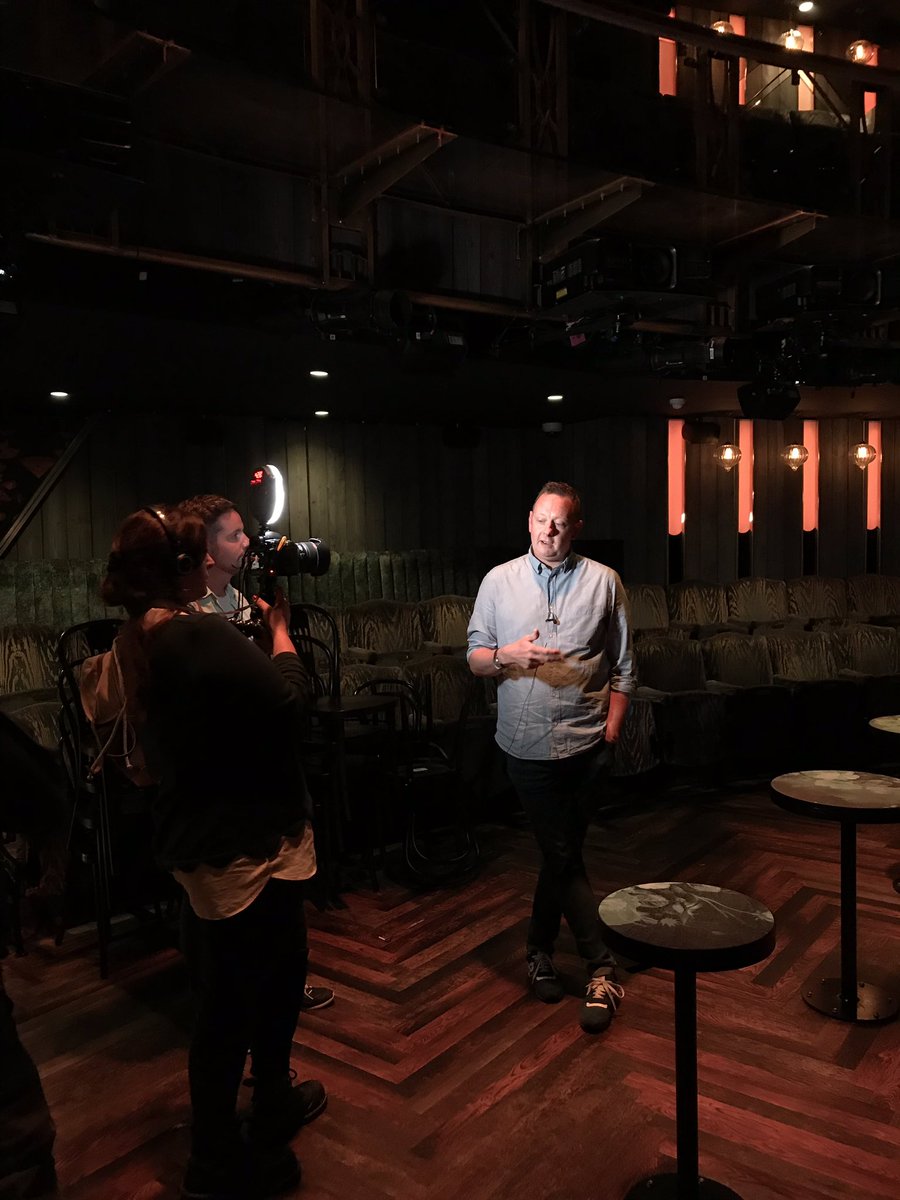 EncoreEMEA's tweet image. We are at @MagicMikeLDN at the with @TheFifthEstate doing some VT’s for this years @KOIAwards talking all things #lighting about the production. First up is @PhilipGladwell to talk about the creative design.