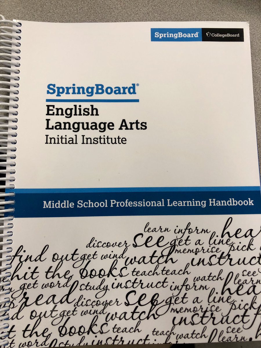 kriddieloo's tweet photo. First day of 6-8 ELA Springboard Training off to a GREAT start with Teachers and Administrators today! @prwill1052 @BhamCitySchools #bcscurriculumandinstruction https://t.co/qXxGqeZ8Dt