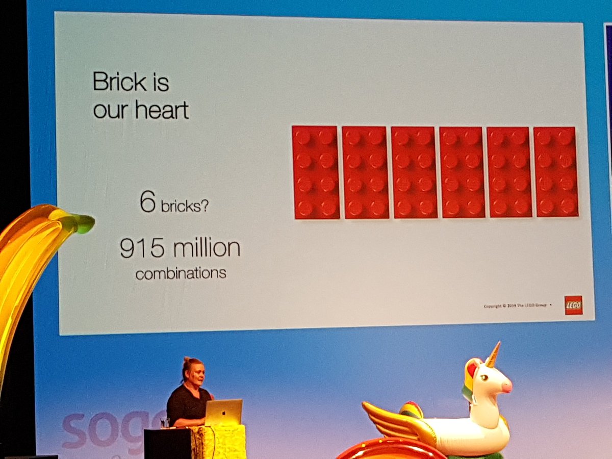 barkhuisa's tweet photo. Leuk weetje: 915 miljoen combinaties met 6x "6"-legoblokjes ๐
#VINT #VINT2019 #VINTSymposium https://t.co/x5ZK17SYKG