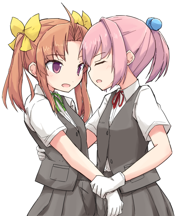 陽炎(艦これ) ,不知火(艦これ) 「#百合の日 」|柿崎のイラスト