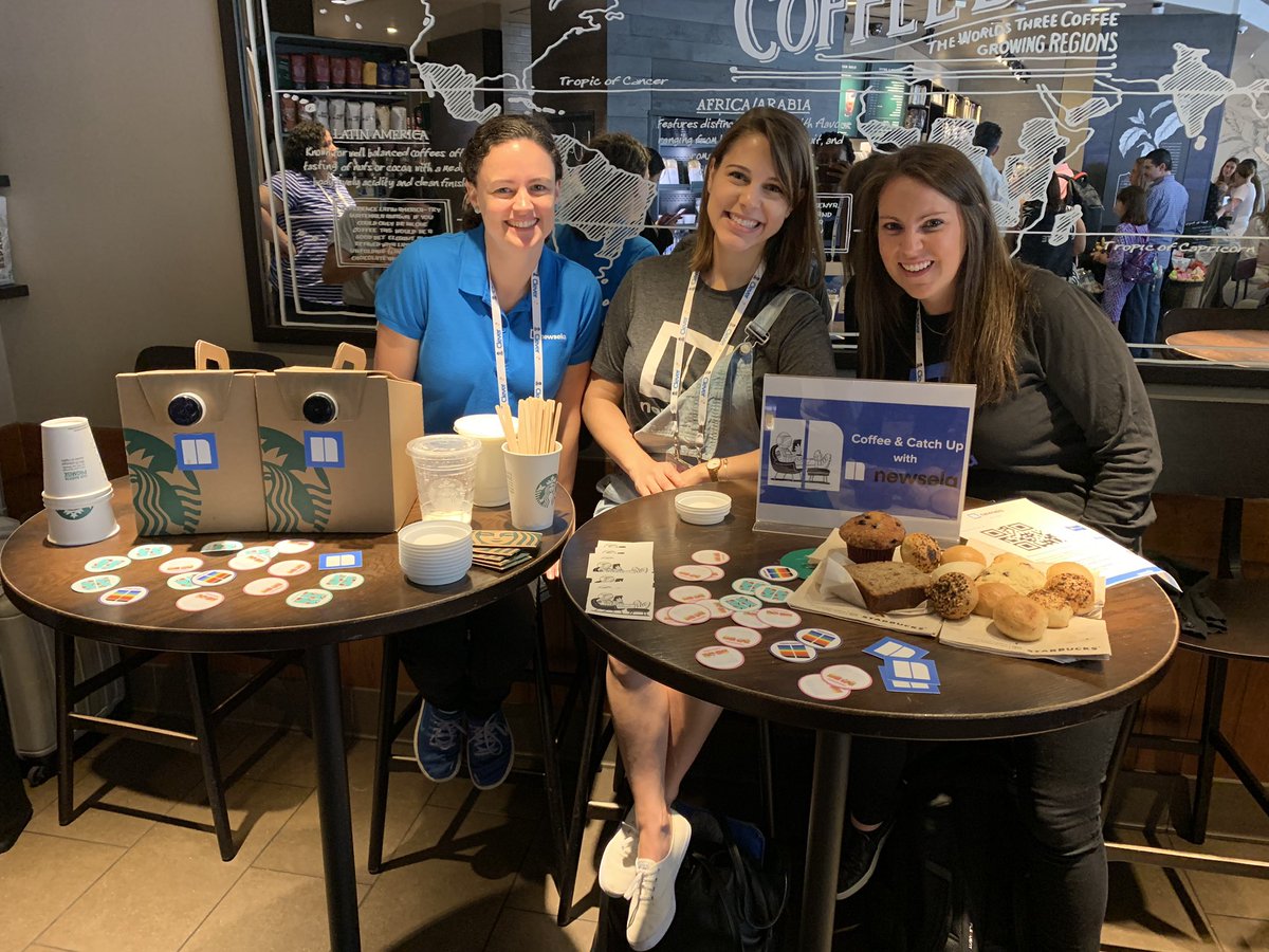 Come stop by Starbucks at 1201 Market to chat with the <a href="/Newsela/">Newsela</a> team! #ISTE19 #NewselaEverywhere