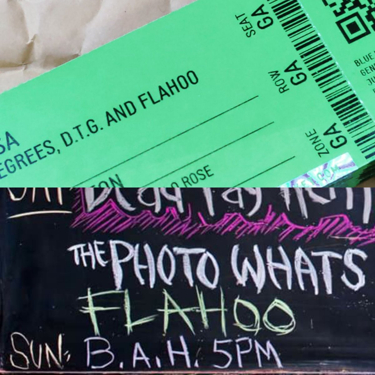 👀😅😂 maybe we'll play as FLAHOO from now on. Come check us out at The Buffalo Rose in Golden to see if we can earn the "LA" back. #localmusic #denvermusic #denverrock