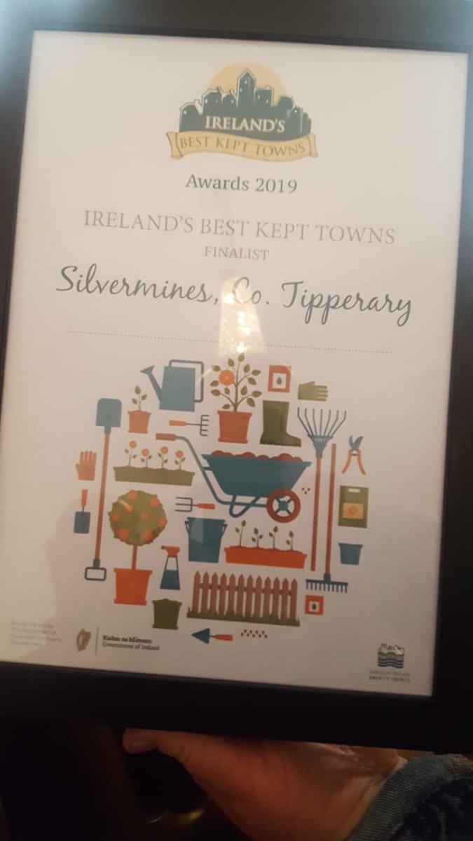 cllrcon's tweet photo. Top 3 finish for Silvermines in All-Ireland “Best Kept Village” Competition 😲 Great news before the weekend of our annual Rambling Festival @SilverminesFest #Silvermines @TidyTownsIre @NenaghGuardian @smenhancement1 @TipperaryLive @trutipp @VisitTipp @NenaghMD @rtenews https://t.co/VcAyv5vxCB