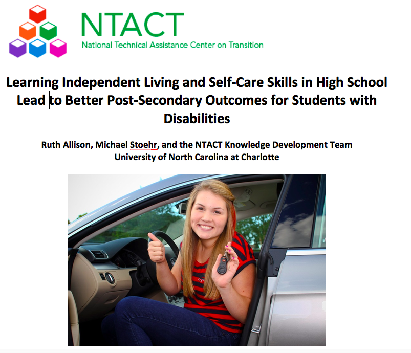 TransitionTA's tweet photo. Come check our new article in Medium:
Learning Independent Living and Self-Care Skills in High School Lead to Better Post-Secondary Outcomes for Students with Disabilities
Link here: https://t.co/qvupD0WKrj https://t.co/50c3n3OKr5