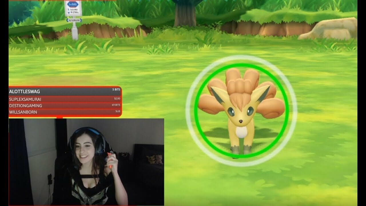 Uzivatel Epicgoo Com Na Twitteru Catching Shiny Vulpix Pokemon Let 39 S Go Eevee Pikachu Link T Co Er35yedtri Catchingshiny Console Consolegame Female Femalegamer Femalestreamer Fttoasty Funny Game Gamer Games Gaming Girl