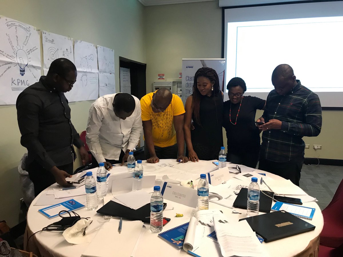 KPMG_EL_prog's tweet photo. Drawing up persona’s. Nigeria 2019 #ELP #designthinking https://t.co/s5ExSgM9SP