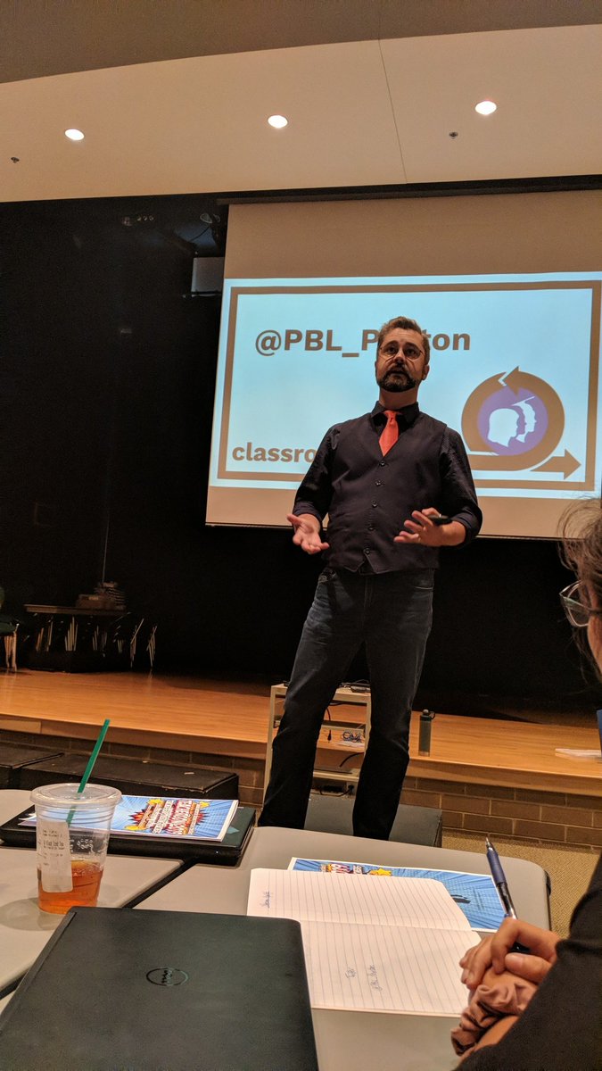 Nobody talks about fight club!! Let's do AGILE. @PBL_Peyton #TeacherCon2019