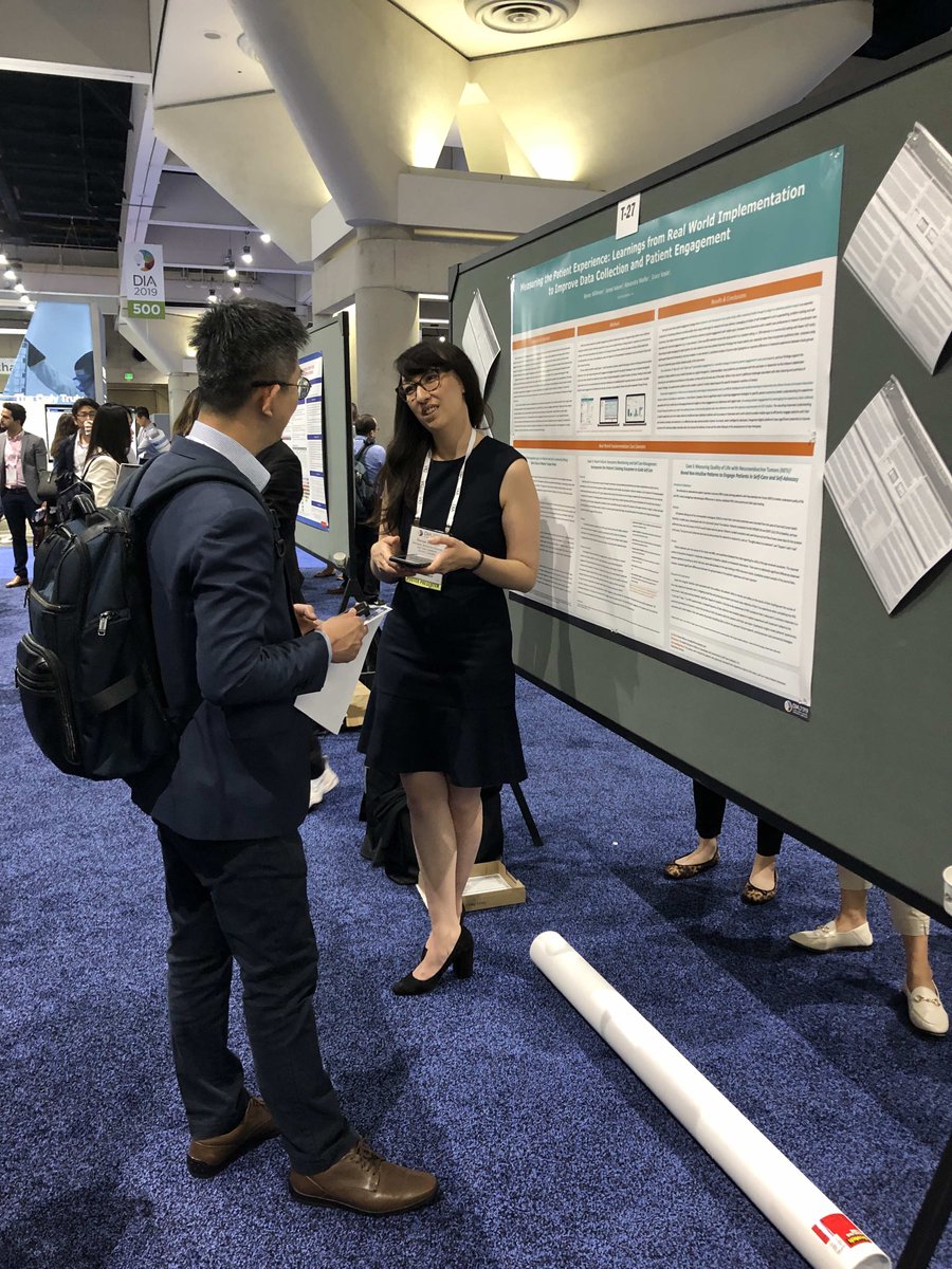 #diaglobal <a href="/ReneeWillmon/">Renee Willmon</a> is presenting today on patient engagement and real world implementation. Come visit her at poster T-27!