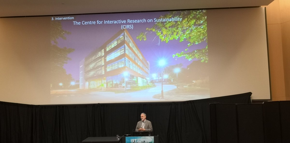paulakivim's tweet photo. Building net positive buildings, not just environmentally sustainable but promoting conditions for health, productivity and happiness! John Robinson #IST2019 #lowenergyhomes #buildingenergyefficiency #zerocarbonbuildings https://t.co/wHP2LVv8jt