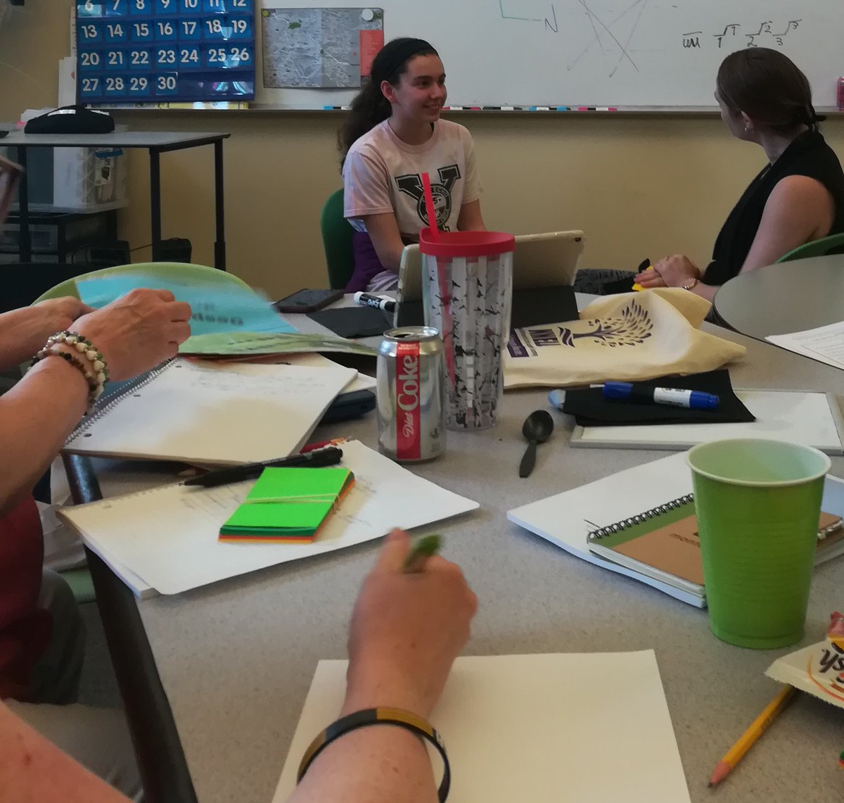 RPMSChicago's tweet photo. Thanks to @RPMSChicago Alumni Liam &amp; Talia for volunteering for @windycitysenora as she hosted the NNELL workshop this week!  This workshop trains world language teachers to assess skills using the @ACTFL  Modified Oral Proficiency Interview. https://t.co/lYvDW390Yb