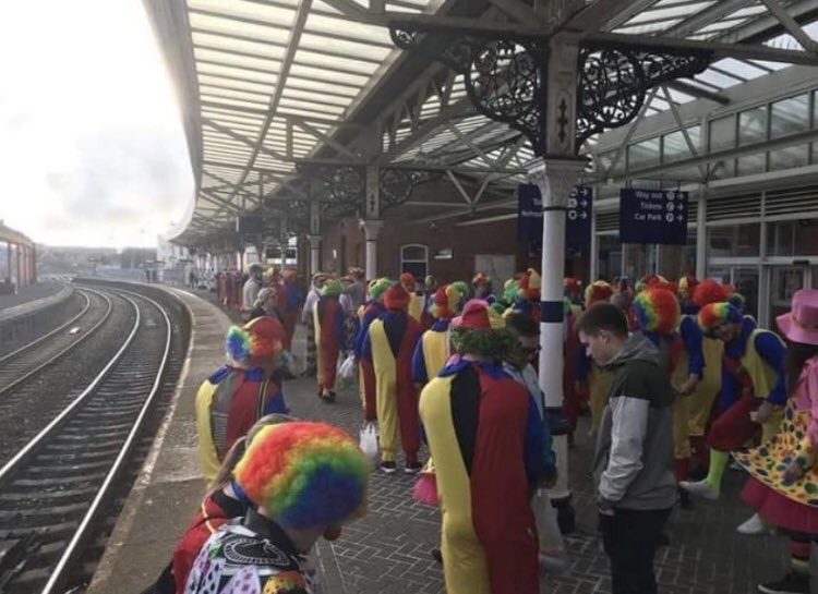 StAndrewsUtd's tweet photo. ‘Rest of Fife XI’ spotted at Leuchars train station this morning👀 Thanks for the photo Kerr #spykerr https://t.co/NrkI1jHp33