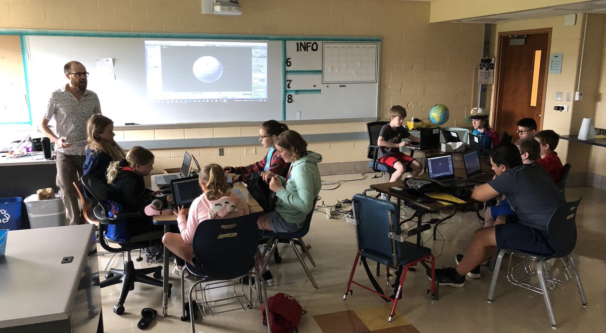 3D modeling with Mr. Mertens during PDSD Summer Enrichment. #NMSProud #PennDelcoProud
