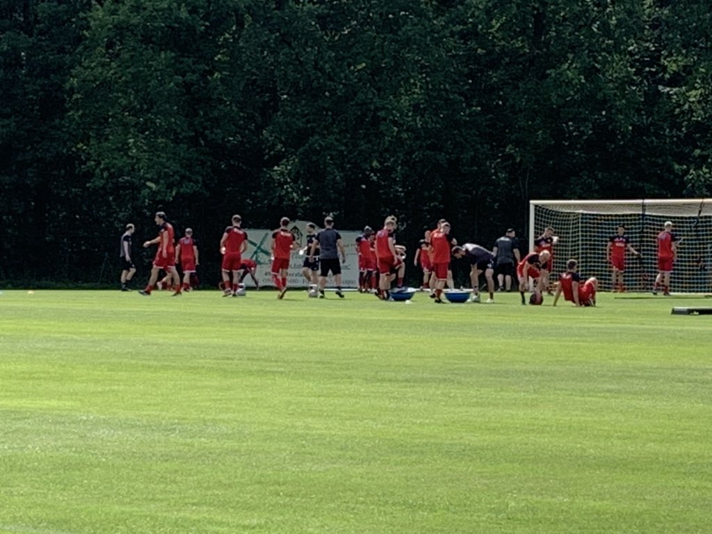Krafttraining zum Auftakt. #RWE #Herzlake