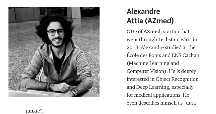 ClaireCaminati's tweet photo. And the @TechstarsParis mentors of the day are...:
➡️ Alexandre Attia (@alexattia), CTO @AZmed_AI.
➡️ Benjamin Lan Sun Luk (@nebj9), CTO @Launchmetrics, Cofounder @voxe
➡️ Nikolay Rodionov (@Jeanroudy), Cofounder @StreamRoot 
** full article here: https://t.co/IKEixZ7NZ6 ** 💫 https://t.co/3IsW6lor8a
