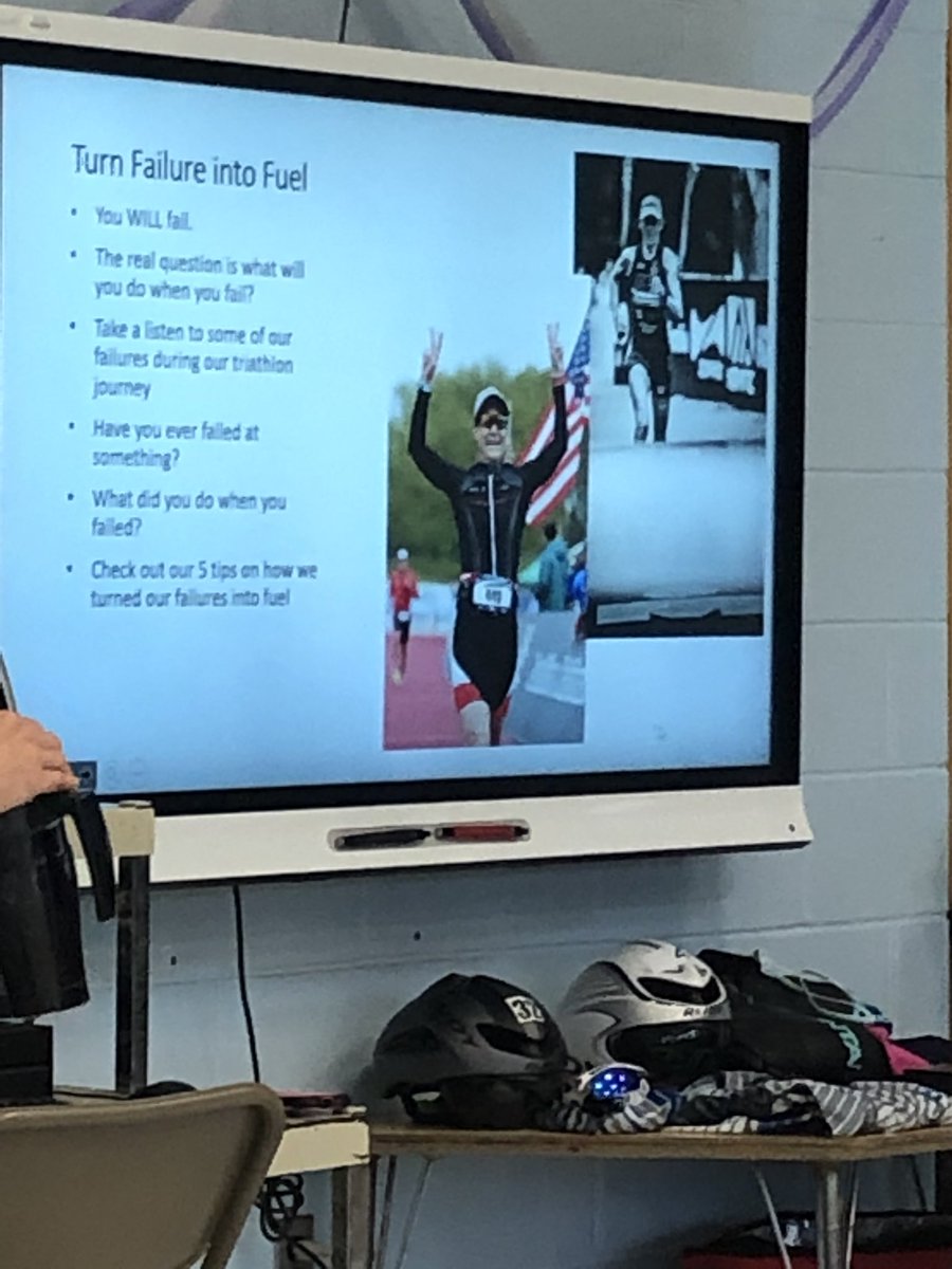 World class athletes/ teachers Tania Wickes and Jodi Robertson talk to students about successes and failures. Failure is as important as the win. #Lifelessons