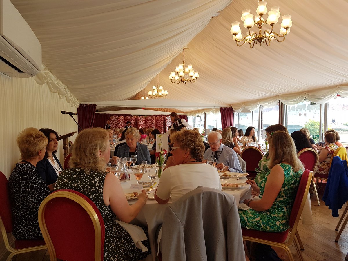 cwowomen's tweet photo. Wonderful welcome from Baroness Pidding as we sit down to the #CWO100 #centenary lunch at the #HouseofLords 
@Conservatives @cwowomen https://t.co/5KPmKlpvRP