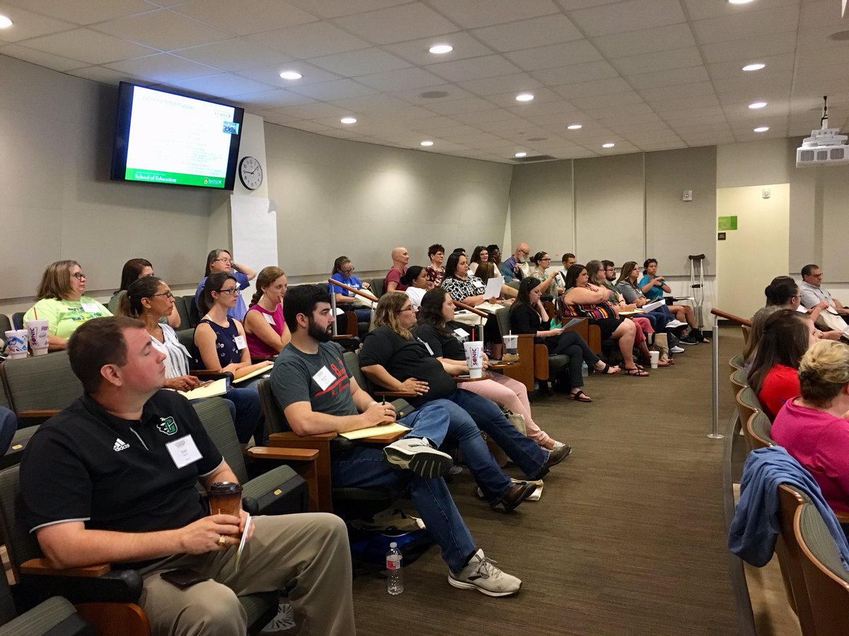 BaylorSOE's tweet photo. Welcome to @Baylor, math teachers! Today is the launch of #BaylorSOE Mathematics Teacher Academy! Dr. Trena Wilkerson &amp; Dr. Rachelle Rogers are kicking off the learning! #MathEdBU #baylorMTA https://t.co/9g84NcmbWC