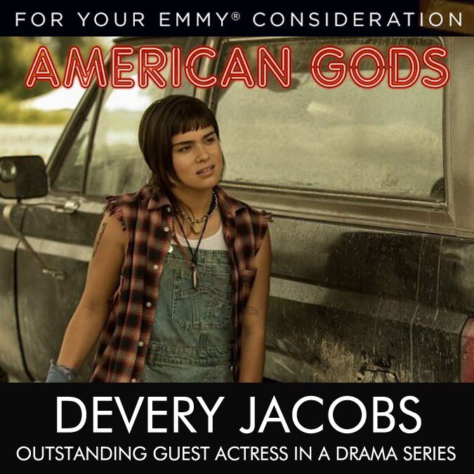 Devery Jacobs (@kdeveryjacobs) on Twitter photo For your consideration ๐๐ฝโค๏ธ
#SamBlackCrow <a href="/TelevisionAcad/">Television Academy</a> <a href="/TheEmmys/">The Emmys</a> <a href="/americangodsus/">American Gods US</a> <a href="/AmGodsIntl/">American Gods Intl</a> <a href="/FremantleUS/">Fremantle US</a> <a href="/PrimeVideo/">Prime Video</a> <a href="/STARZ/">STARZ</a> #AmericanGods For your consideration ๐๐ฝโค๏ธ
#SamBlackCrow <a href="/TelevisionAcad/">Television Academy</a> <a href="/TheEmmys/">The Emmys</a> <a href="/americangodsus/">American Gods US</a> <a href="/AmGodsIntl/">American Gods Intl</a> <a href="/FremantleUS/">Fremantle US</a> <a href="/PrimeVideo/">Prime Video</a> <a href="/STARZ/">STARZ</a> #AmericanGods