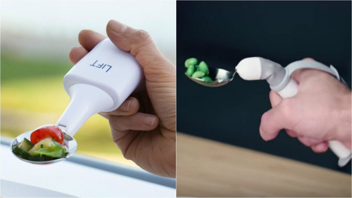CERTUS_safety's tweet photo. #SmartSpoon uses #smarttechnology to make life better for people with a physical disability. Liftware Steady designs utensils to help people with hand tremors eat more easily. Watch video. https://t.co/l1vNOwlX2m #FoodSafety #Technology #Innovation #Parkinson #TechThatMatters https://t.co/hrdeNp8j9z