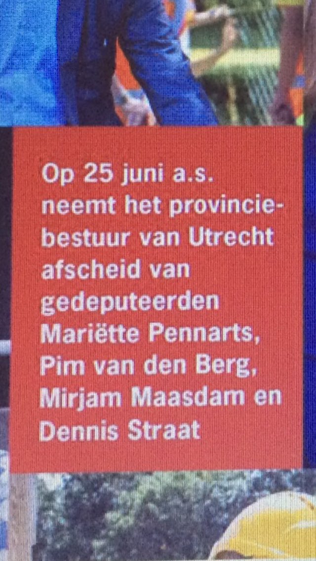We bedanken de vier gedeputeerden van #provincieutrecht voor het verzoek aan de gasten om te doneren aan het Jeugdfonds Cultuur Utrecht bij wijze van afscheidscadeau!