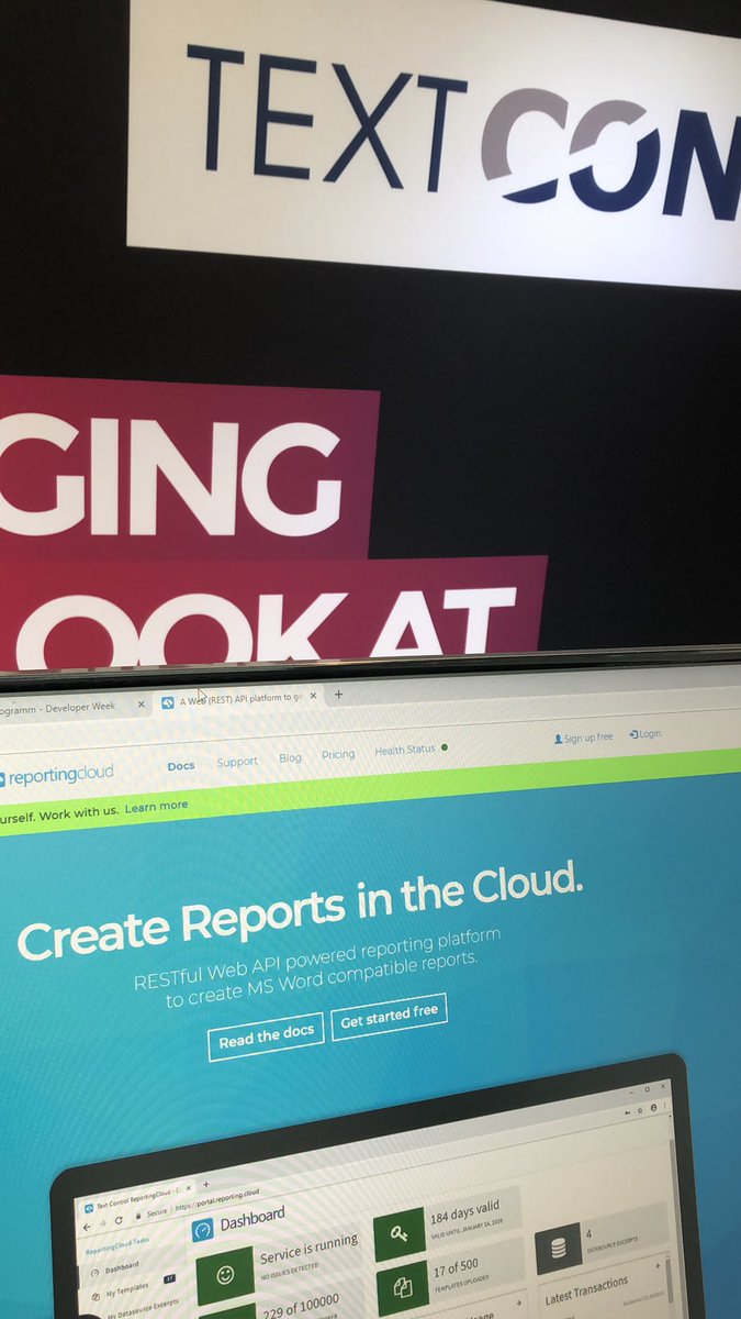 txtextcontrol's tweet photo. Learn how to create documents in the cloud using #ReportingCloud. Stop by the Text Control booth at #dwx2019 now. https://t.co/980Uo1p8gr