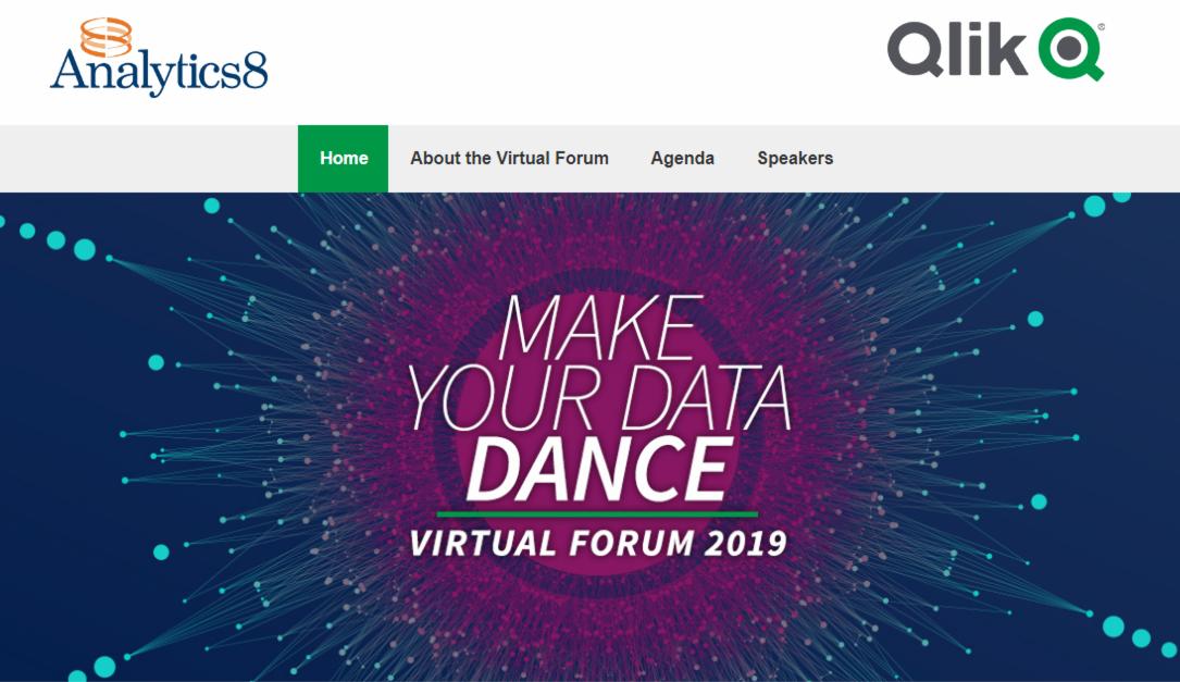 analytics8's tweet image. Qlik Virtual Forum tomorrow! This free online event is packed with expert speakers and essential tips. ow.ly/Wr8J50uLDgH