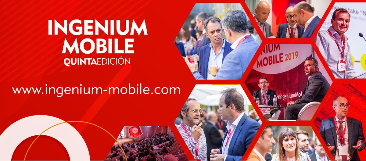 jscingenium_es's tweet photo. ¡No te pierdas ningún detalle de #IngeniumMobile! Entra en https://t.co/KVo39tgMA4 y descubre las fotos inéditas de la jornada, revive las entrevistas en vídeo y descárgate las ponencias para no perder ni un detalle de como transcurrió la quinta edición #IngeniumMobile #mvno https://t.co/MZ09crrruM