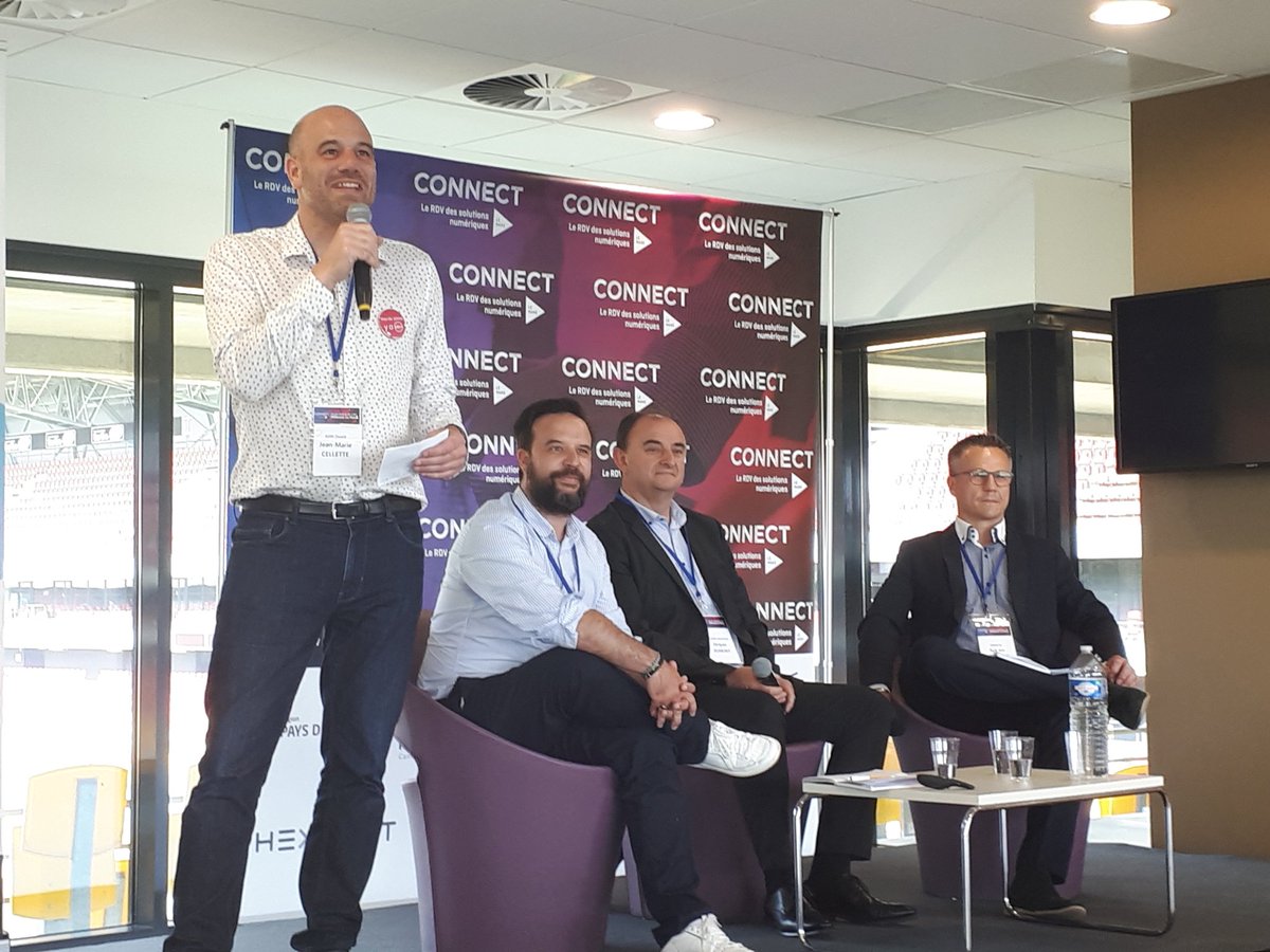 Conférence #DigitalChange sur la réalité augmentée au coeur de la fonderie Bouhyer <a href="/GroupeBouhyer/">Groupe Bouhyer</a> avec Jacques Aumont. Objectif : suppléer nos opérateurs sur la chaîne de production pour améliorer la qualité de nos produits @CONNECT_2019 @adnouest <a href="/JeanMarieCEL/">Jean-Marie Cellette</a>