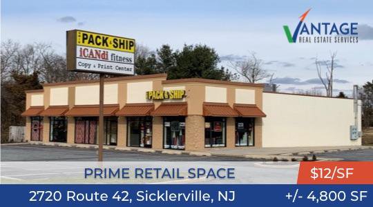 This week’s #VantageRES Highlighted Retail Properties For Sale or Lease Located at 328 Berlin Cross Keys Rd & 2720 Route 42 in Sicklerville, NJ 

Contact Us @ 856.797.1919 or visit bit.ly/2x2ltiI

#TheVantageDifference #RetailProperties #Retail #ForSale #ForLease