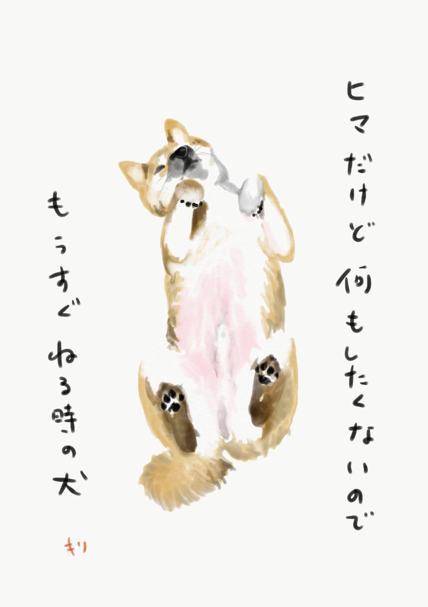 iPad Proを遅ればせながら手に入れました。
絵を描く練習に、犬が付き合ってくれた。
いつもありがとう犬よ 