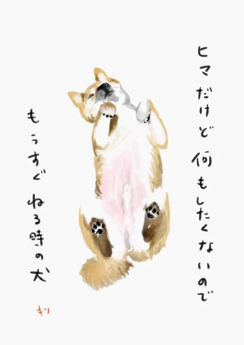 iPad Proを遅ればせながら手に入れました。
絵を描く練習に、犬が付き合ってくれた。
いつもありがとう犬よ 