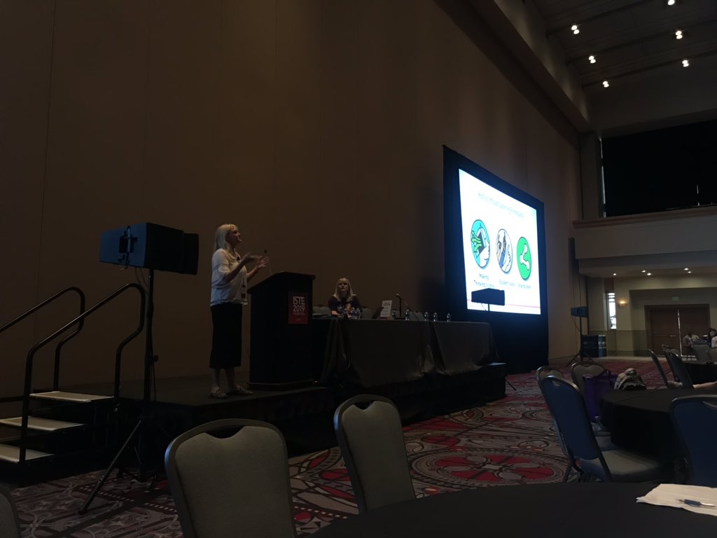 mrsB_bythesea's tweet photo. Learning how to #shakeuplearning and #infuselearning with @ShakeUpLearning and @HollyClarkEdu! #learningmixologist #iste19 https://t.co/7KNc1URVRE