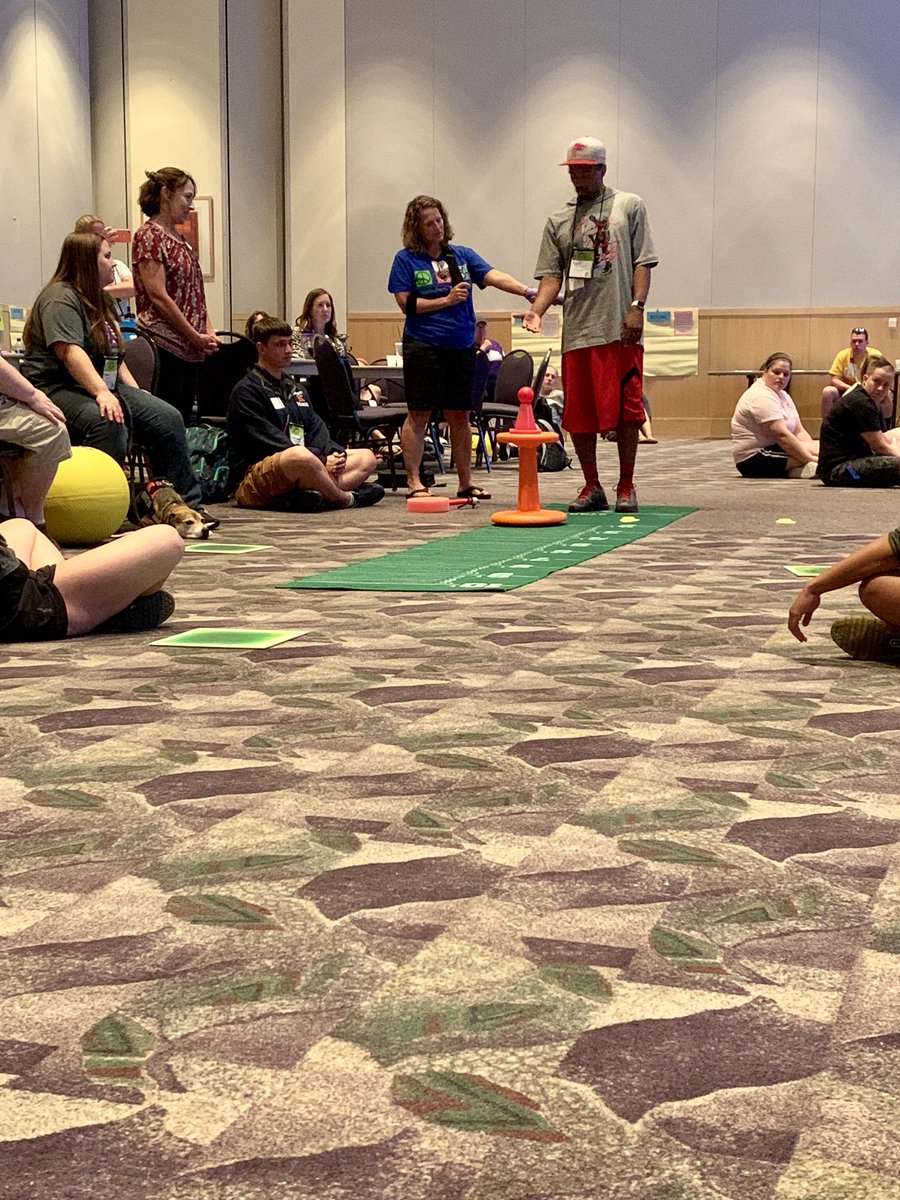 CoachMartin_PE's tweet photo. Learning to adapt lessons for student goals - saw some great ideas #APEcta2019 #JMUCTA2019 #BustOpenYourBox https://t.co/CO208r018k