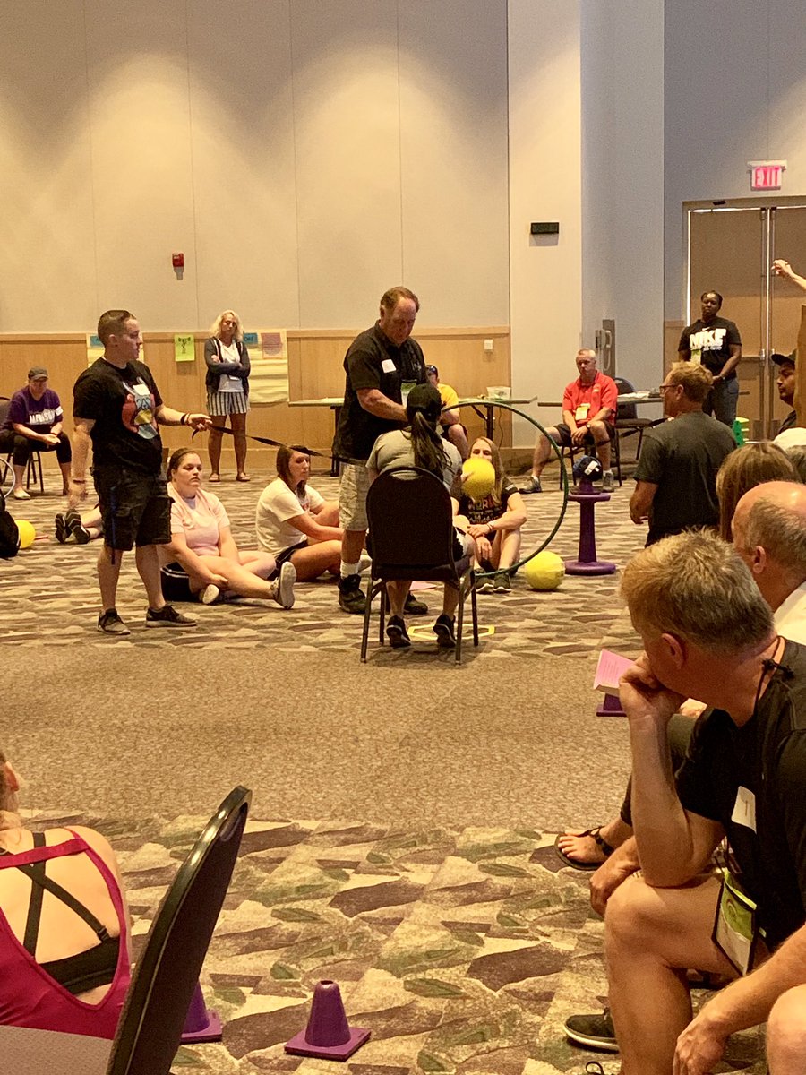 CoachMartin_PE's tweet photo. Learning to adapt lessons for student goals - saw some great ideas #APEcta2019 #JMUCTA2019 #BustOpenYourBox https://t.co/CO208r018k
