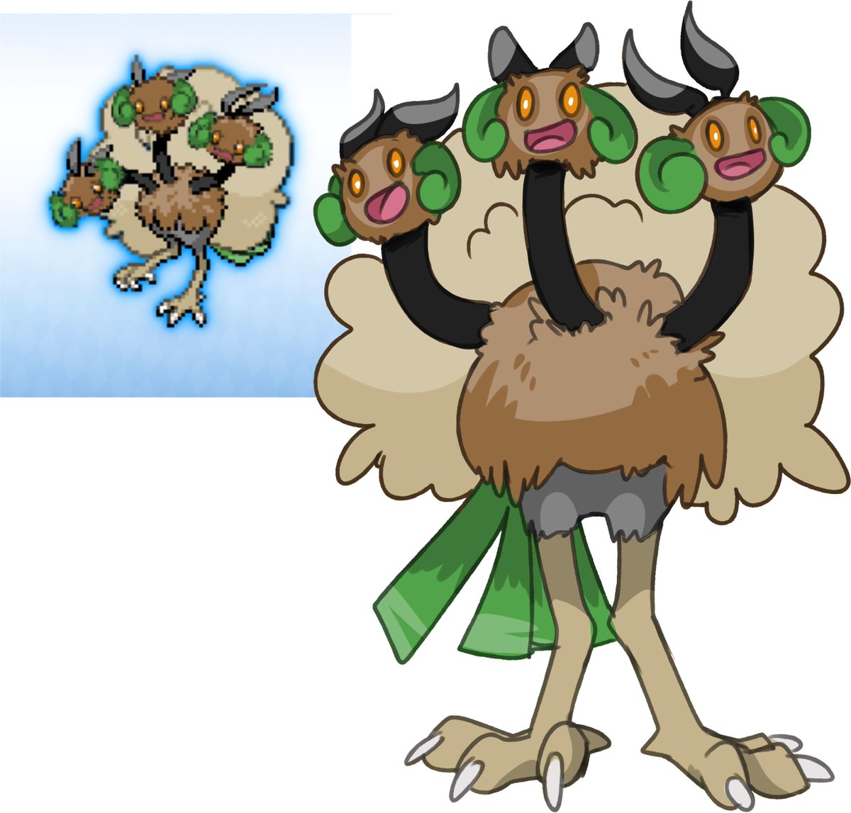 Rasborabro's tweet photo. Some more #pokefusions I really like these ones. https://t.co/0vAmwtG10l