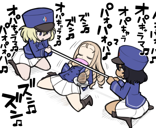 ガルパン最終章 第二話 観ました。
マリー様は体幹が強そうで
リンボーダンスとか得意だろうなぁと思いました。
というか、あの世界の女子高生はみんな
身体能力が高めなのかなぁと思いました。 