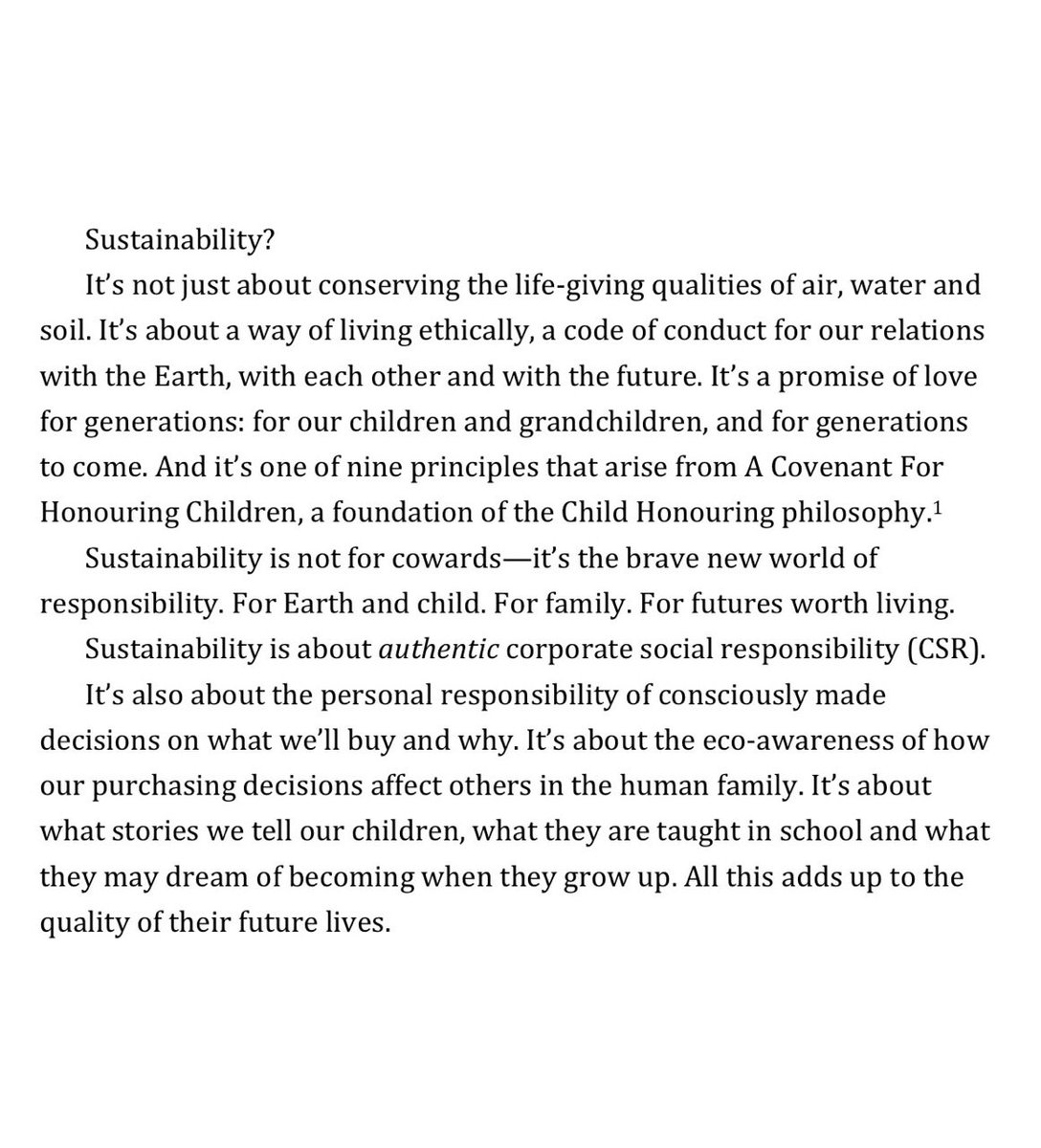 Raffi_RC's tweet image. #sustainability 🌟
love for generations. 
a #ChildHonouring principle. 

excerpt from my 2013 book Lightweb Darkweb. #lightwebdarkweb