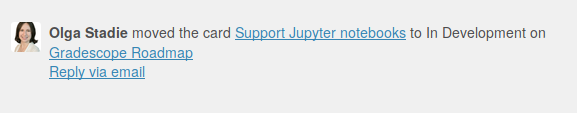 . <a href="/gradescope/">Gradescope</a> is adding <a href="/ProjectJupyter/">Project Jupyter</a> Notebook support! This will be so amazing! If you're an instructor doing grading, I highly recommend gradescope (and they don't pay me to say this lol). The product is amazing and they've been very responsive to support and feature requests