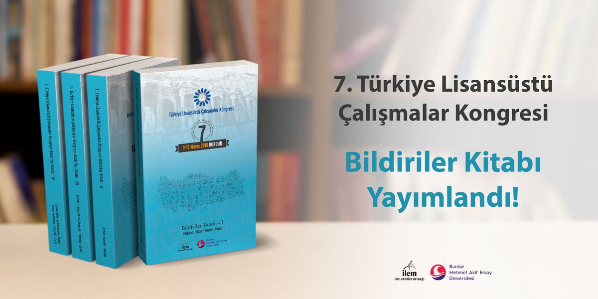 9-12 Mayıs 2018 tarihleri arasında Burdur’da MAKÜ iş birliğiyle düzenlediğimiz 7. TLÇK'nın bildiriler kitabı yayımlandı!

İncelemek için: 👉buff.ly/2xadQH6