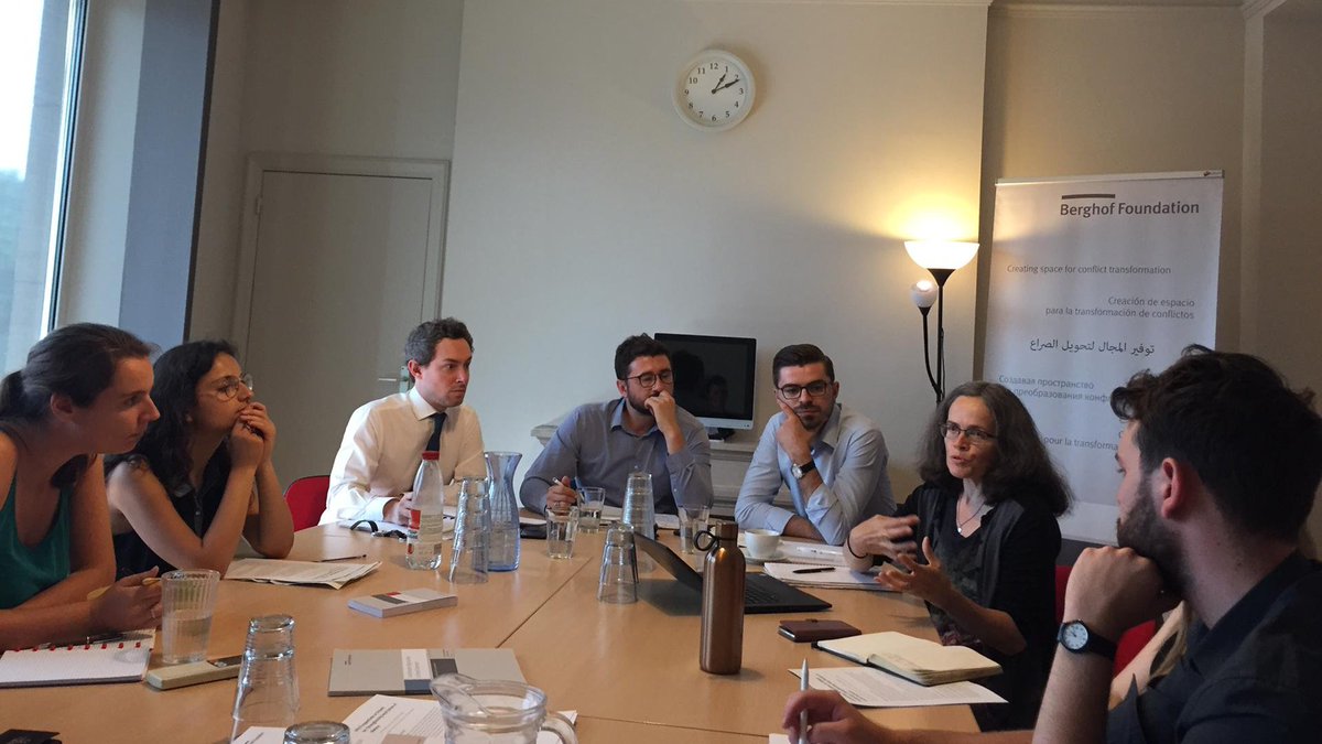 At our #BrownBagLunch, we discussed the report of <a href="/BerghofFnd/">Berghof Foundation</a>, looking at #community #resilience &amp; #violent #extremism in the Western #Balkans. Thanks to @BeatrixAustin1, Redion Qirjazi <a href="/r_qirjazi/">Redion Qirjazi</a> from <a href="/IDM_Albania/">IDM Albania</a> &amp; Sefer Selimi <a href="/SeferSelimi/">Sefer Selimi</a> from <a href="/demlab_org/">Democracy Lab</a> for their insights!