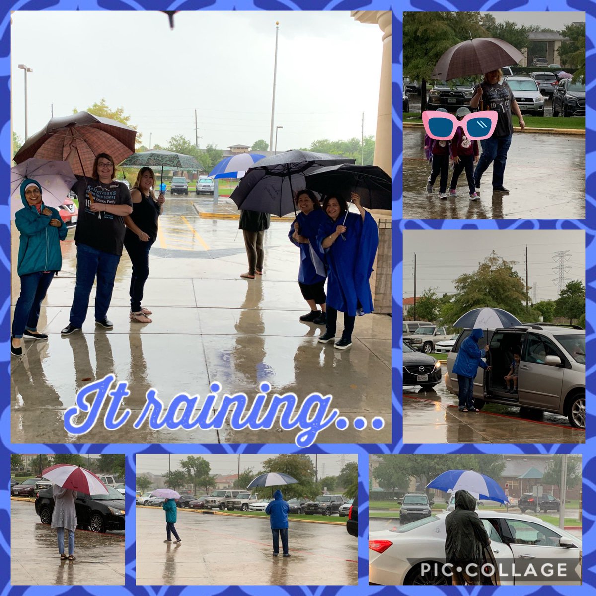 It was a rainy morning @danishCFISD this morning, but that didn’t stop these SUPERSTARS from welcoming our campers! <a href="/kevinsullivanAP/">Kevin Sullivan</a> #CampDanish #CampSummit #CFISDSpirit